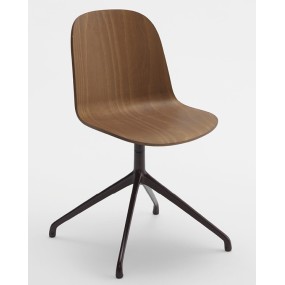 Otočná stolička RIBBON - drevená