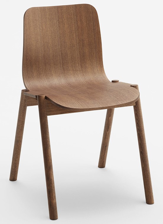 Levně CANTARUTTI - Židle TIPI - dřevěná