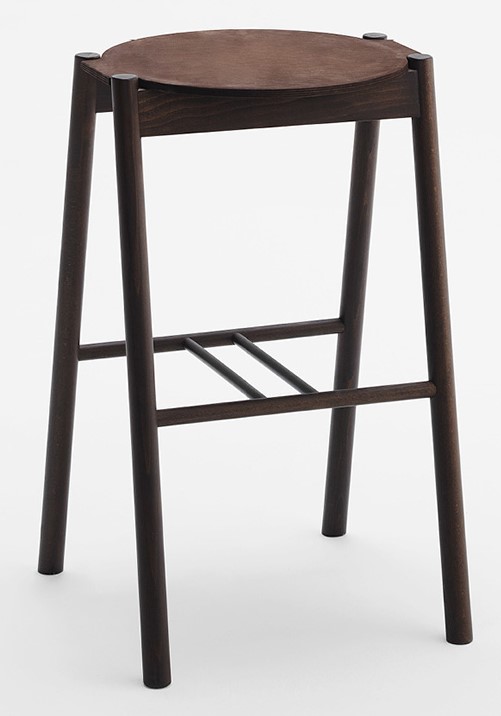Levně CANTARUTTI - Barová židle TIPI 3.17.A - dřevěná