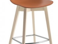 Academy high bar stool, upholstered - 3