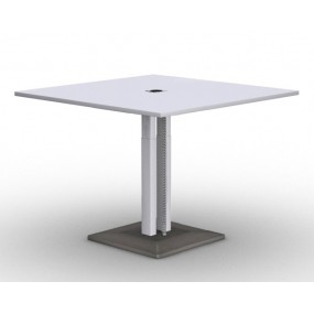 Jednací stůl JAZZ 120x120 cm se zásuvkou - melamin