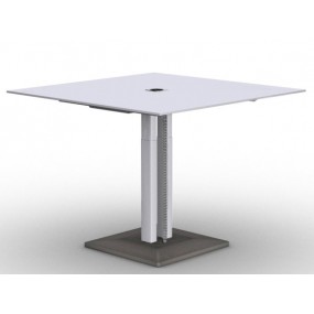 Jednací stůl JAZZ 120x120 cm se zásuvkou - MDF