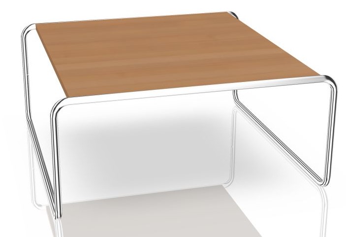 THONET - Konferenční stolek B 20 čtvercový