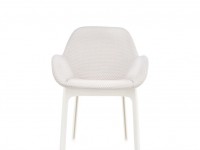 Židle Clap Melange - šedá, bílá - 3