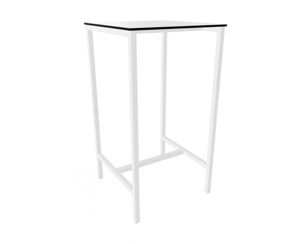 Bar table CLARO SLIM - laminated, height 110 cm