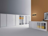 Cabinet with sliding doors CLASSIC STORAGE, 120x45x88 cm - 3