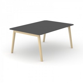 Rokovací stôl NOVA WOOD HPL 160 x 140 cm