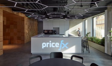 Nové futuristické kanceláře Price f(x) byly inspirovány Minecraftem a industrialismem