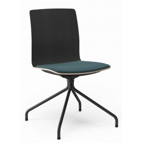 Židle COM K22HF s čalouněným sedákem