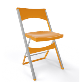Chair COMPACT, ochre