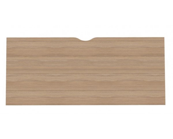 Stolová deska MY SPACE s obloukovým výřezem a hloubkou 68 cm - různé šířky