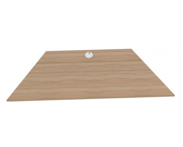 Bevelled table top MY SPACE with round cut-out 1791x680 mm