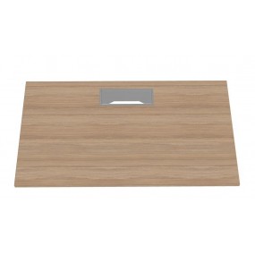 MY SPACE table top with cut-out and electric box with a depth of 68 cm - various widths