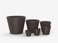 CONO self-watering planter 50x50 - black - 3