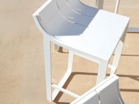 Barová židle s opěradlem FLAT - 3