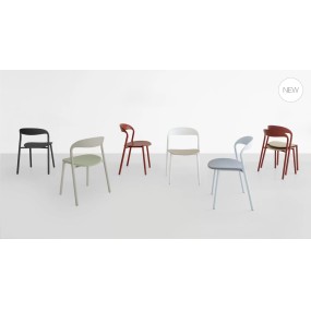 HAWI S420 chair with upholstered seat