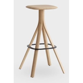 Bar stool LUSTO wooden