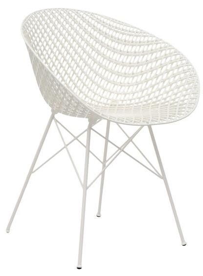 Kartell - Židle Smatrik Outdoor, bílá/bílá