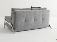 Folding sofa CUBED CHROME 160-200 - grey - 3
