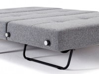 Folding sofa CUBED CHROME 160-200 - grey - 2