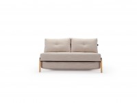 Folding sofa CUBED WOOD 160-200 - beige - 2