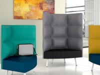CUMULUS armchair with three-tier backrest - 2