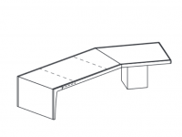 Kancelársky stôl CX 323 - 3