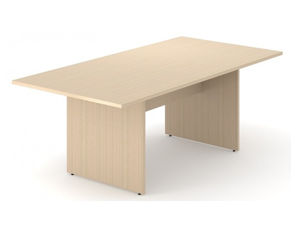 Jednací stůl OPTIMA obdélníkový s deskovou podnoží 200x100x72 cm