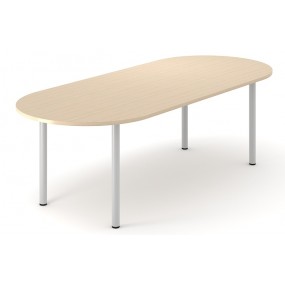 Jednací stůl OPTIMA oválný 240x100x72 cm