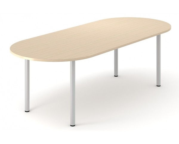 Jednací stůl OPTIMA oválný 240x100x72 cm
