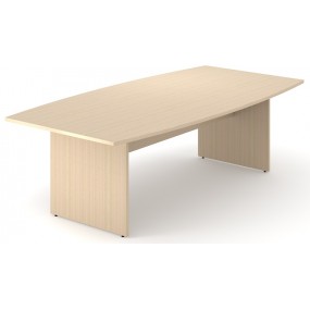 Jednací stůl OPTIMA obdélníkový s deskovou podnoží 240x120x72 cm