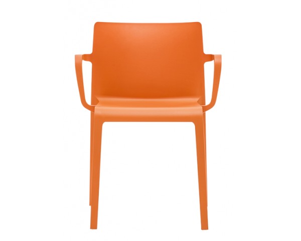 Stolička VOLT 675 DS s podrúčkami - oranžová