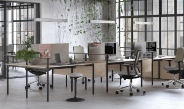 Vyšší efektivita a produktivita? Zařiďte si kancelář s kolekci ROUND a ZEDO od Narbutas.