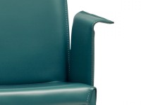 Celokožená židle NUVOLA s područkami - 3
