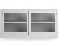 Skříňka s skleněnými posuvnými dveřmi CLASSIC STORAGE, 180x45x88 cm - 3