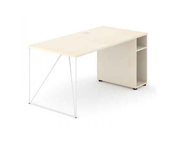Pracovný stôl AIR s otvorenou policou (P) 180x80
