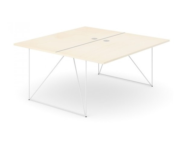 Dvoumístný pracovní stůl AIR 160x160