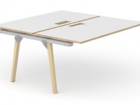 Dvojmiestny prídavný stôl NOVA WOOD lamino 140x164 cm - 3