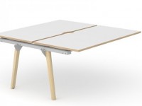 Dvojmiestny prídavný stôl NOVA WOOD lamino 160x164 cm - 2
