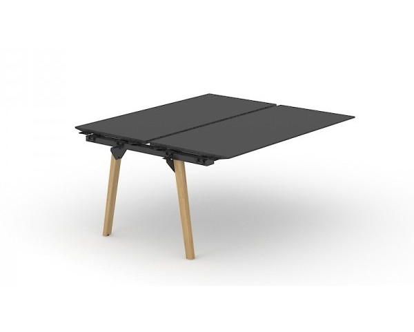 Dvoumístný přídavný stolový díl NOVA WOOD HPL 160x144 cm