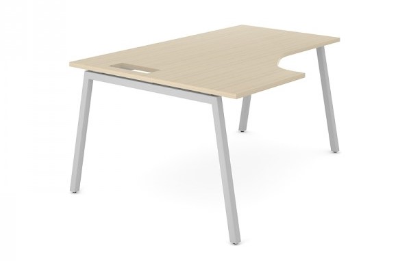 NARBUTAS - Rohový pracovní stůl NOVA A levostranný 140x120 cm