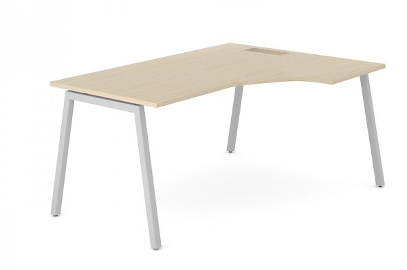 NARBUTAS - Rohový pracovní stůl NOVA A pravostranný 160x120 cm