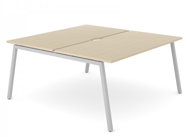 Levně NARBUTAS - Dvoumístný pracovní stůl NOVA A 160x144 cm