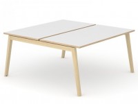 Dvoumístný pracovní stůl NOVA WOOD lamino 160x144 cm - 3