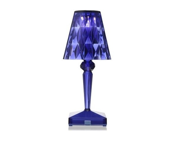 Battery table lamp - blue