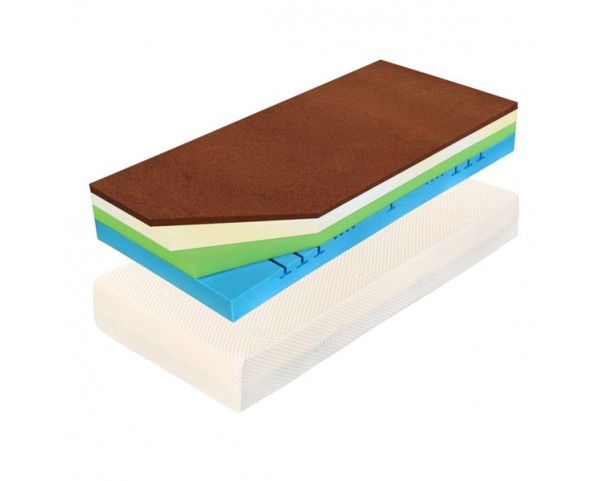 Luxury orthopaedic mattress with memory foam CUREM C 7000 XD