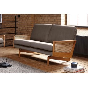 EGSMARK wood two-seater sofa