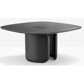 Stôl ELINOR 150x150 cm s priechodom pre káble
