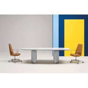 ELINOR table with cable pass-through - various sizes