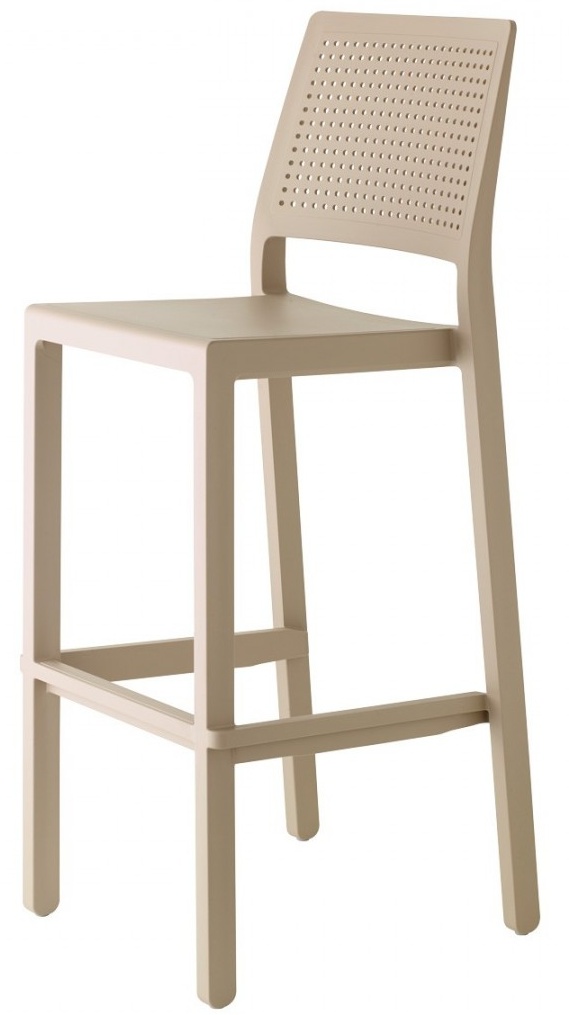 Levně SCAB - Barová židle EMI vysoká - béžová